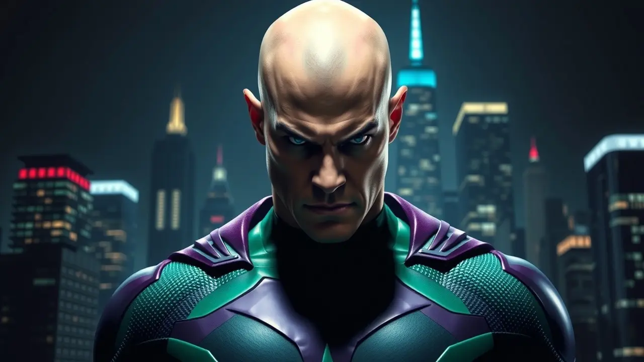 Sonhar com Lex Luthor: Desvende os Significados Ocultos Lex Luthor em pose ameaçadora