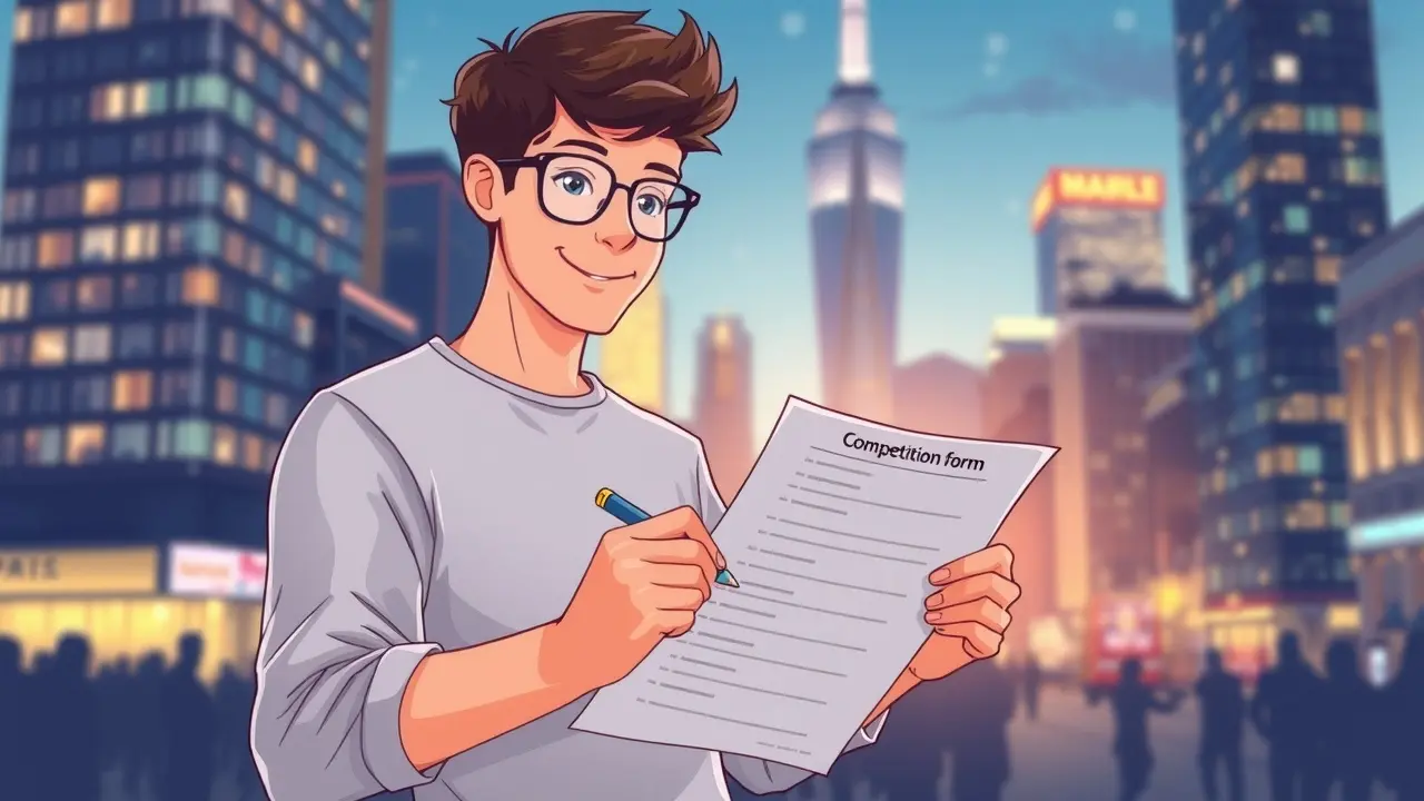 Sonhar com Licitação: Descubra o Significado Oculto Pessoa preenchendo formulário de licitação com confiança