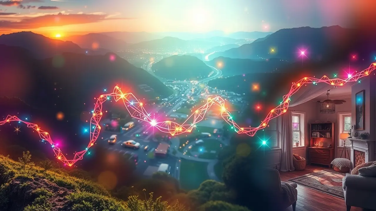 Sonhar com Linha: Descubra os Significados Ocultos e Interpretações Sonho com linhas coloridas conectando diferentes cenários