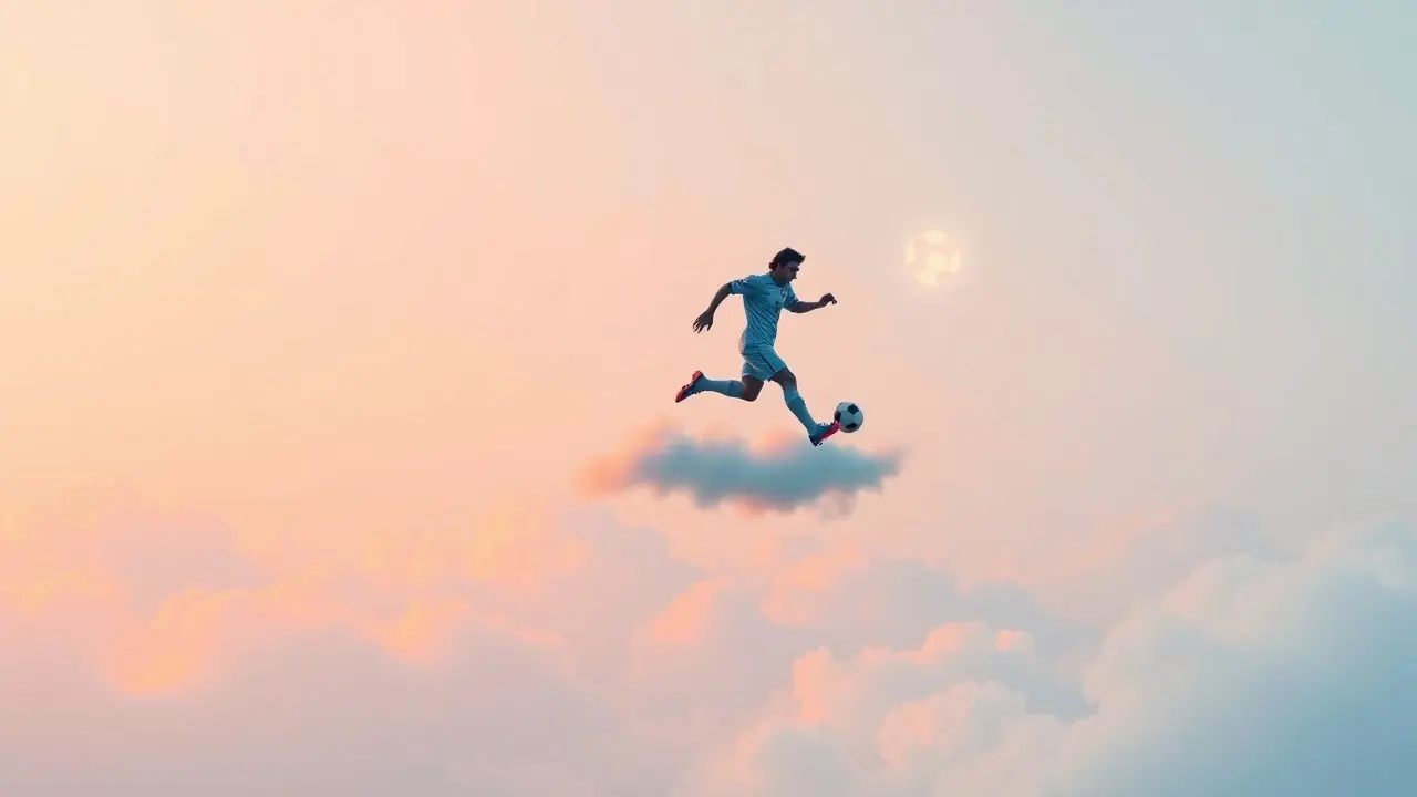 Sonhar com Lionel Messi: Decifre os Significados Ocultos Imagem minimalista de sonho com Messi