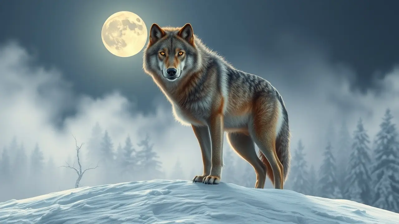 Sonhar com Lobo: Descubra os Significados Ocultos e Seus Impactos Lobo solitário sob a luz da lua