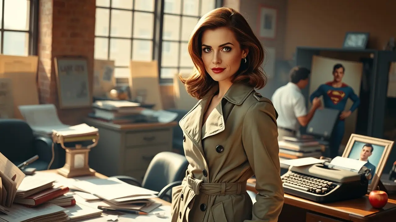 Significado de Sonhar com Lois Lane: Desvende os Símbolos! Lois Lane na redação.