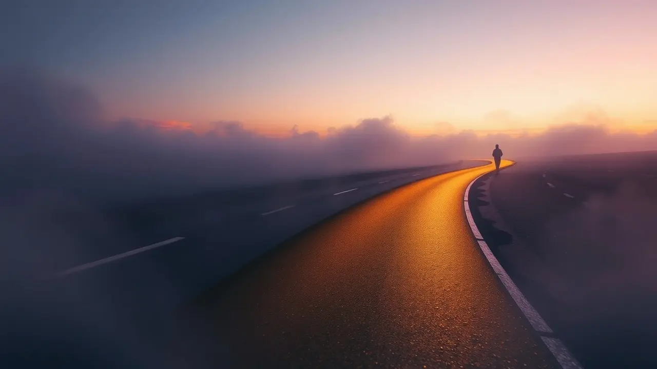 Sonhar com Lombada: Descubra o Significado Oculto! Estrada com lombada dourada em sonho