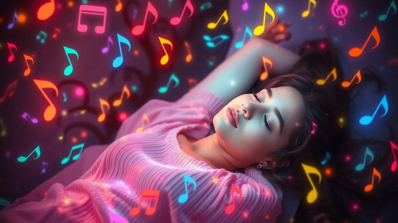 Significado de Sonhar com Luan Santana: Interpretações e Reflexões Mulher sonhando com Luan Santana em um céu musical