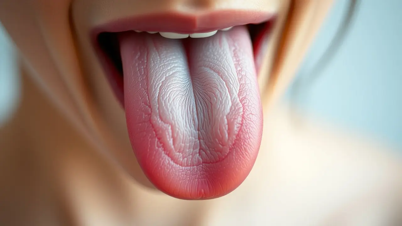 Língua humana saudável