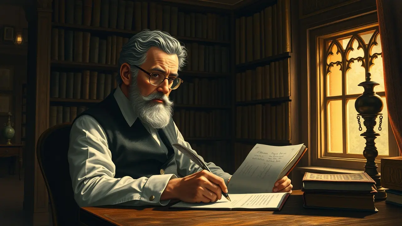 Machado de Assis sonhando