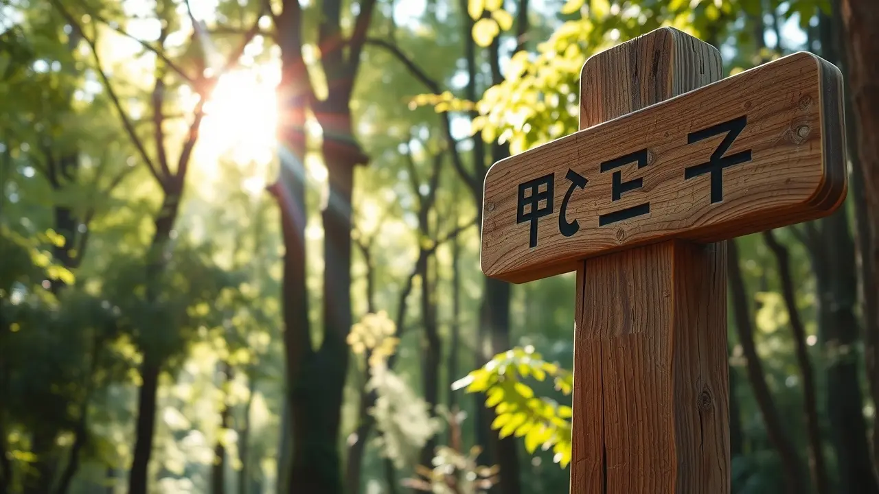 Sonhar com Madeira: Descubra os Significados Ocultos! Placa de madeira rústica com símbolos gravados