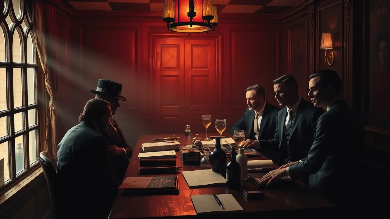 Sonhar com Máfia: Descubra os Significados Ocultos Reunião secreta da Máfia em sonho