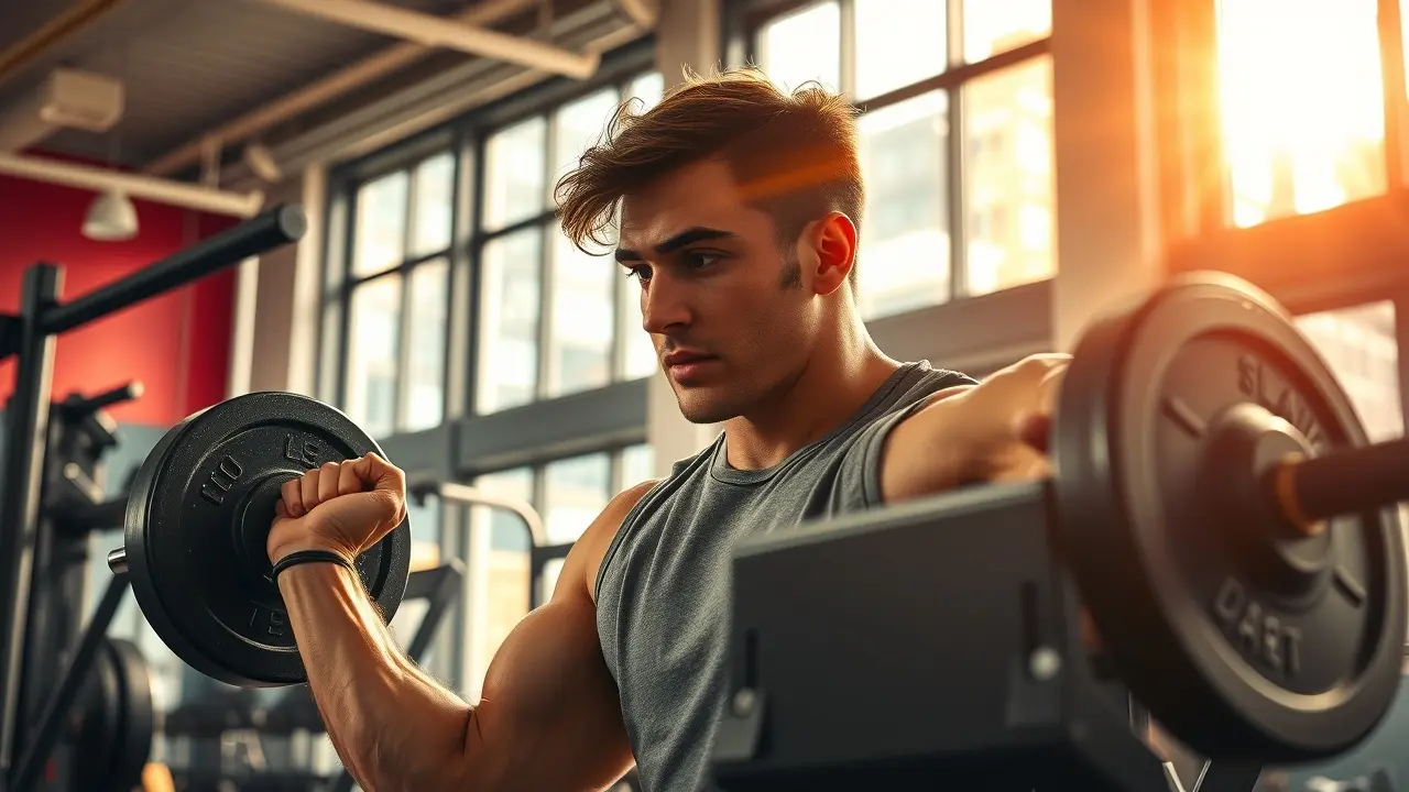 Significado de Sonhar com Malhação: Interpretações e Simbolismos Pessoa malhando em academia, refletindo esforço e determinação