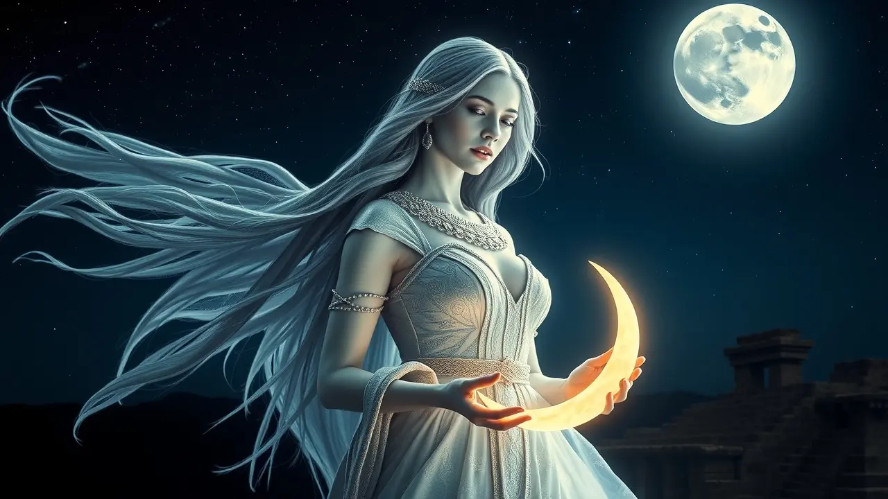 Mama Quilla, deusa Inca da Lua.