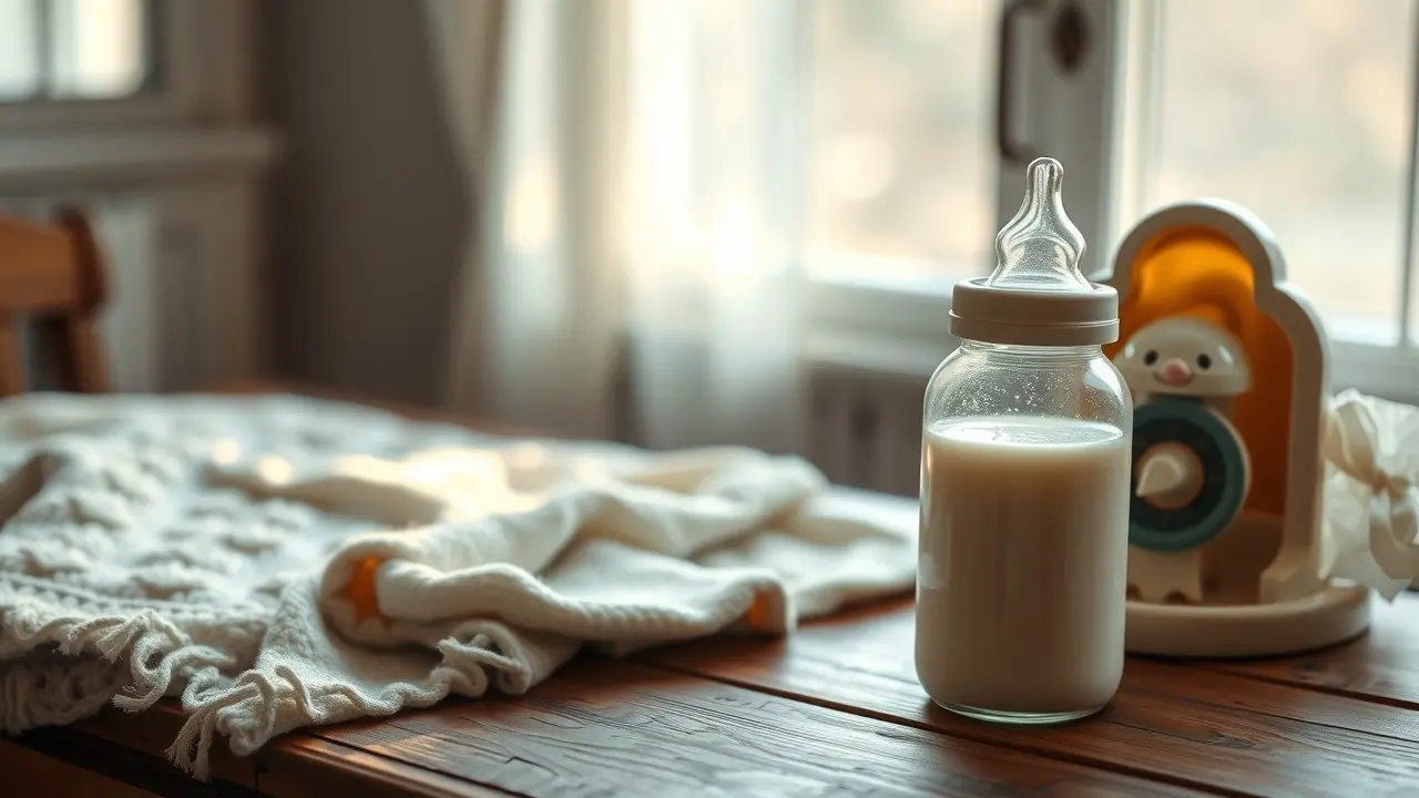 Sonhar com Mamadeira: Descubra os Significados e Interpretações Mamadeira com leite em luz suave