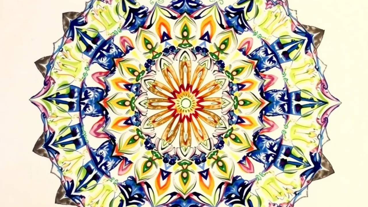 Sonhar com Mandala: Descubra os Significados e Simbolismos Ocultos Desenho de mandala colorida com significado espiritual