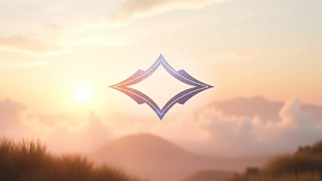 Logo de marca brilhante em sonho