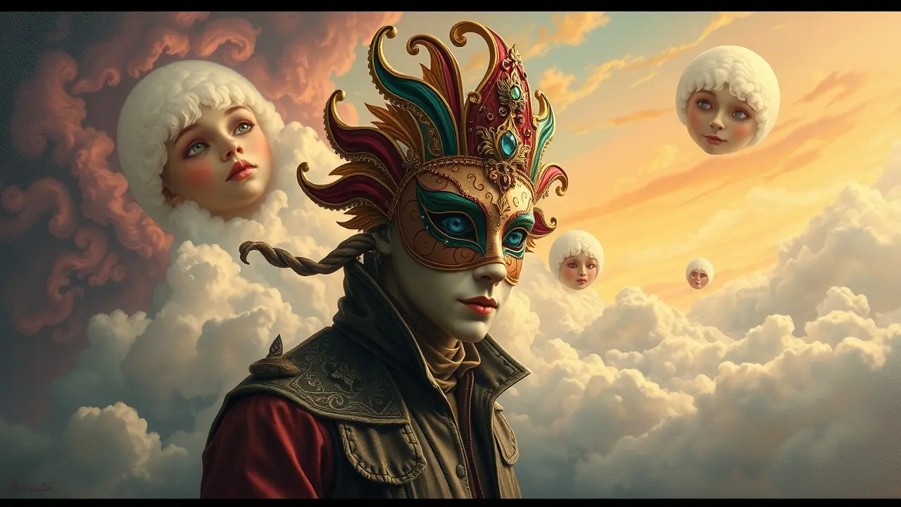 Sonho com mascaramento representa a dualidade e ocultação