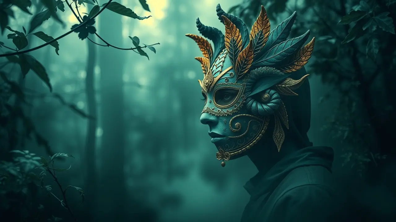 Sonho com Maskavo em floresta mística