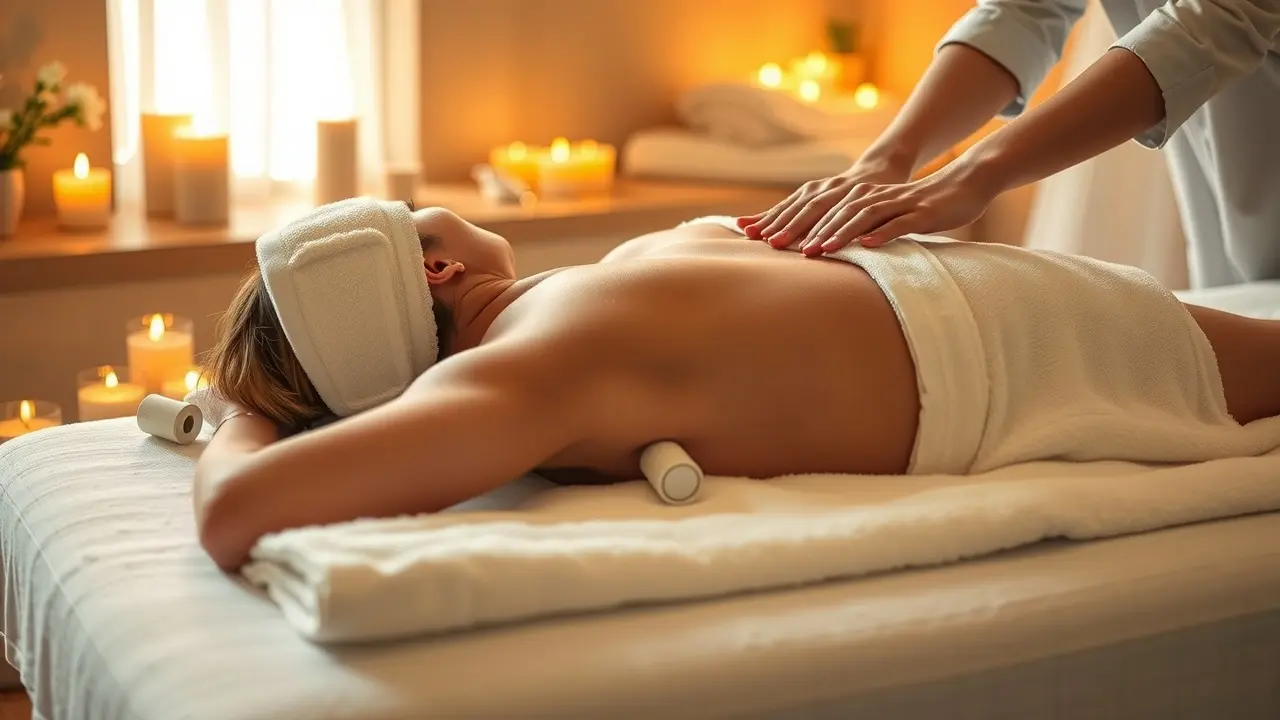 Significado de Sonhar com Massagem: Relaxamento, Alívio e Mais! Mulher relaxando recebendo massagem