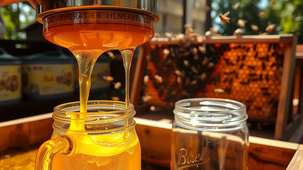 Melgueira cheia de mel