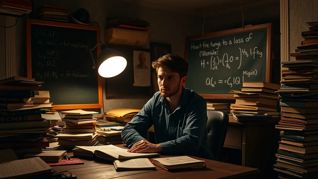 Sonhar com Memorização: Desvende os Significados e Mensagens Ocultas Pessoa tentando memorizar fórmula complexa.