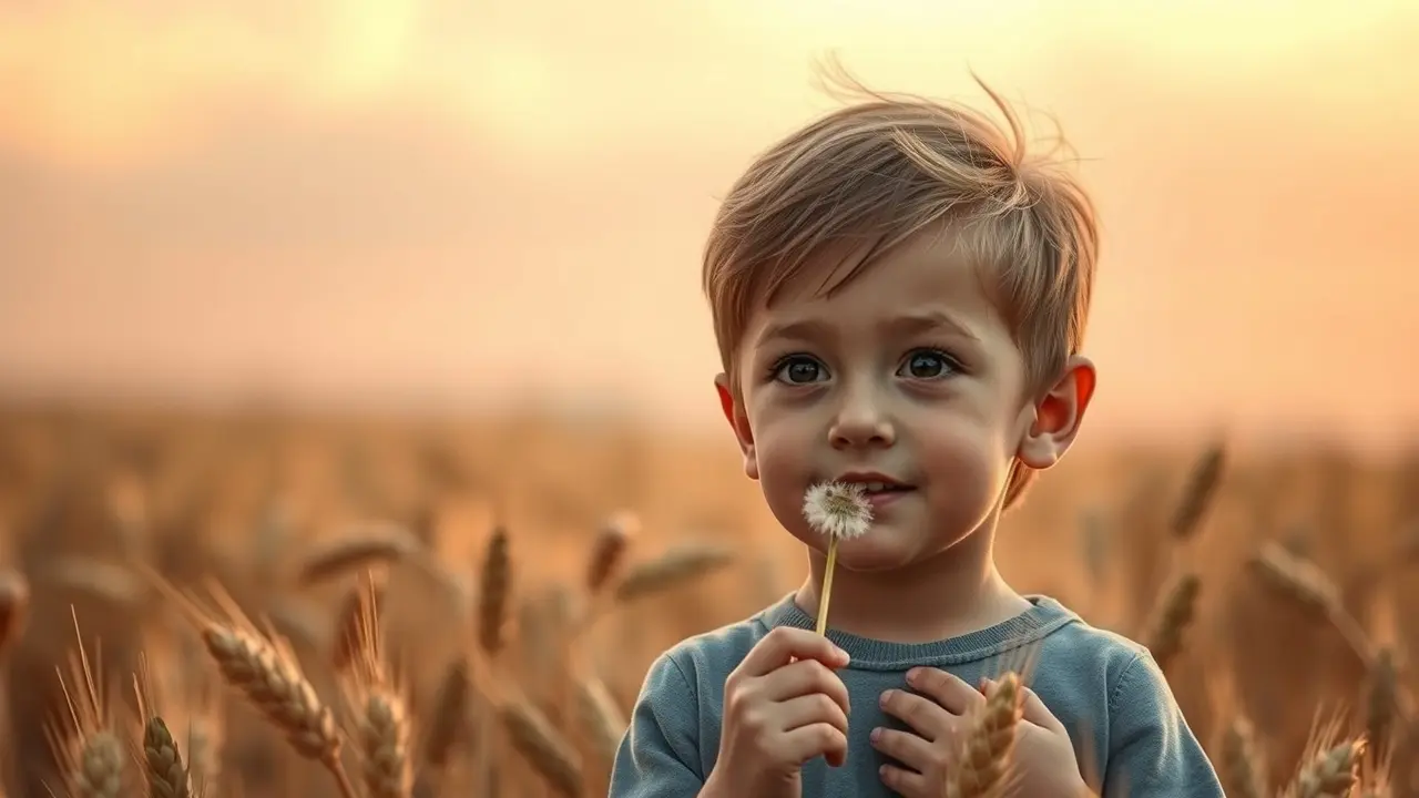Sonhar com Menino: Descubra os Significados e Interpretações! Sonho com menino: campo de trigo ao pôr do sol