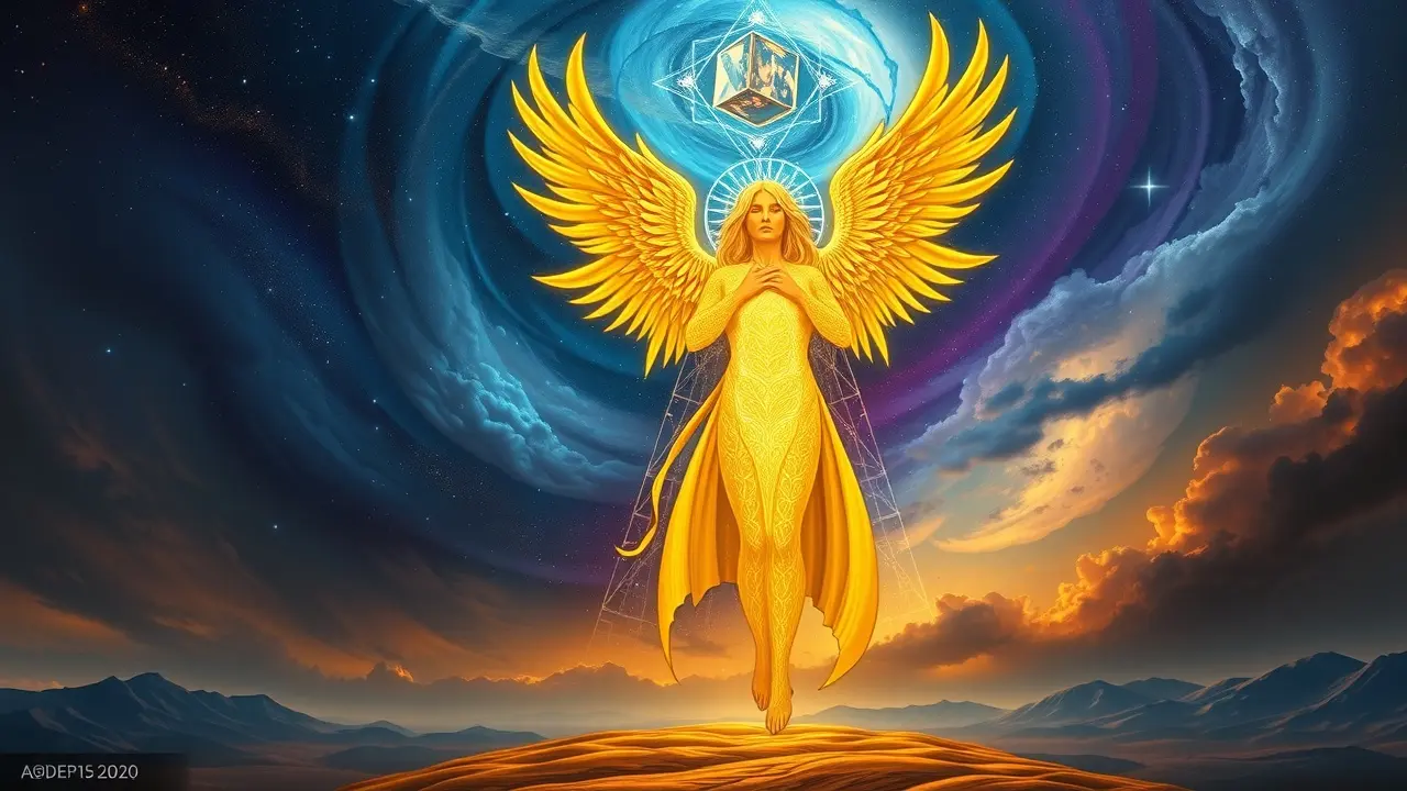 Sonho com Arcanjo Metatron simbolizando despertar espiritual