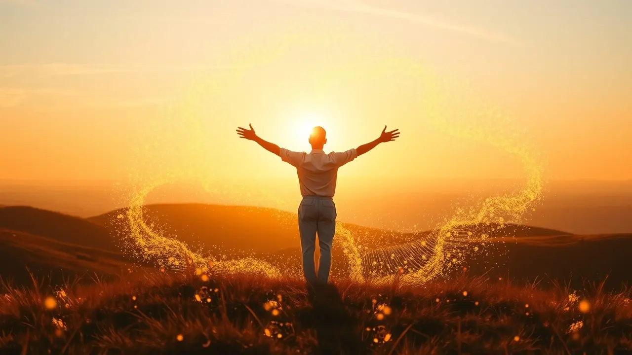 Pessoa recebendo milagre em sonho