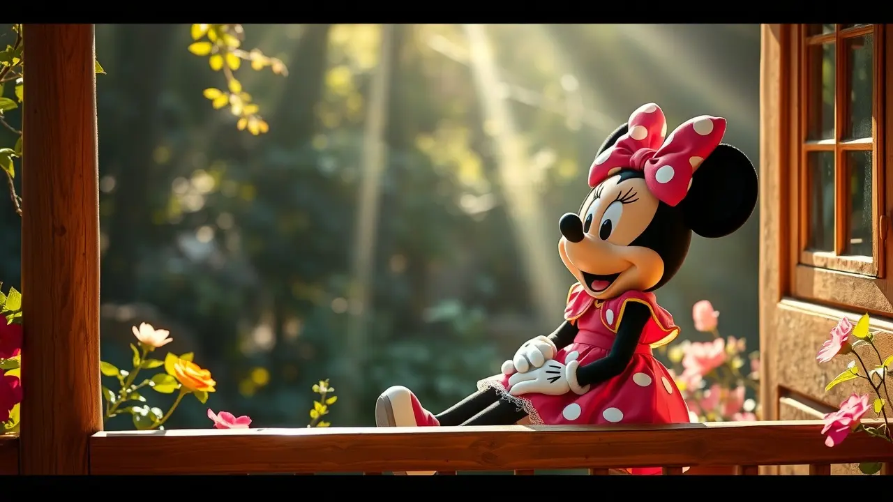 Sonhar com Minnie Mouse: Descubra os Significados e Interpretações Minnie Mouse no balanço