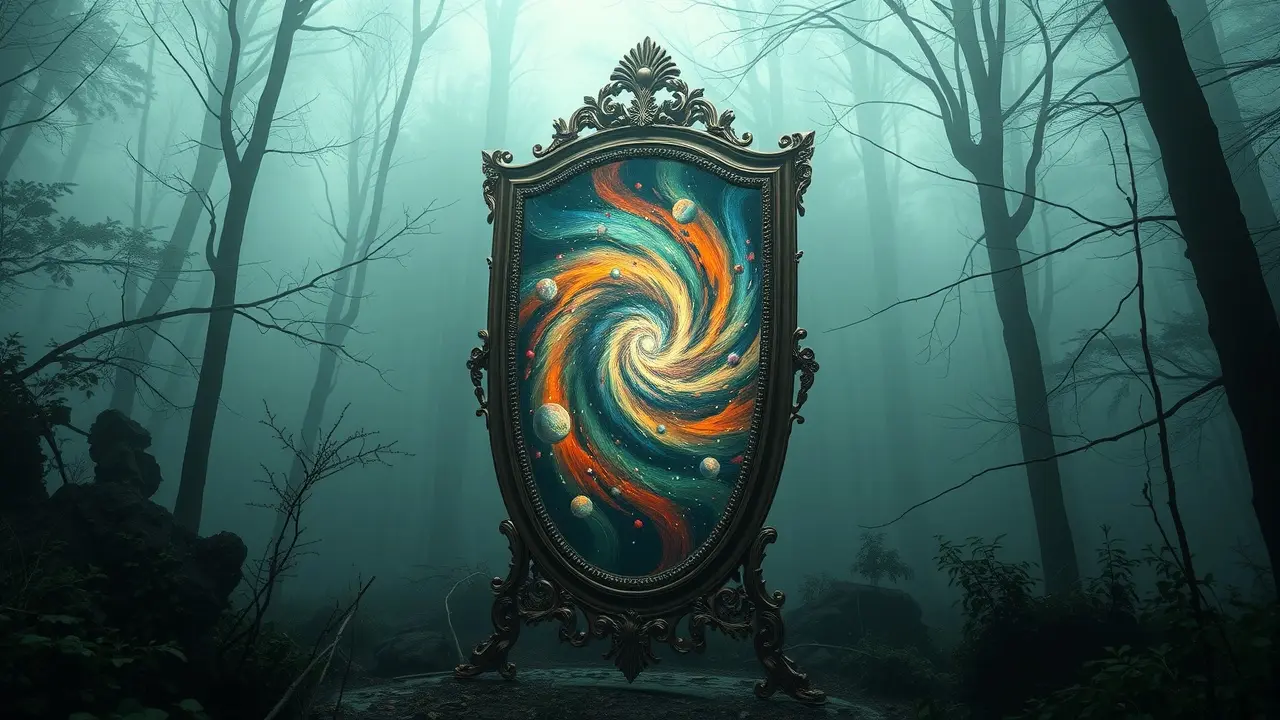 Significado de Sonhar com Miro: Desvendando os Mistérios do Subconsciente Sonho com espelho e floresta onírica