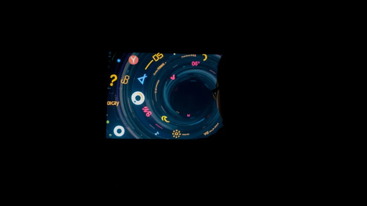 Pessoa sonhando com monitor de computador