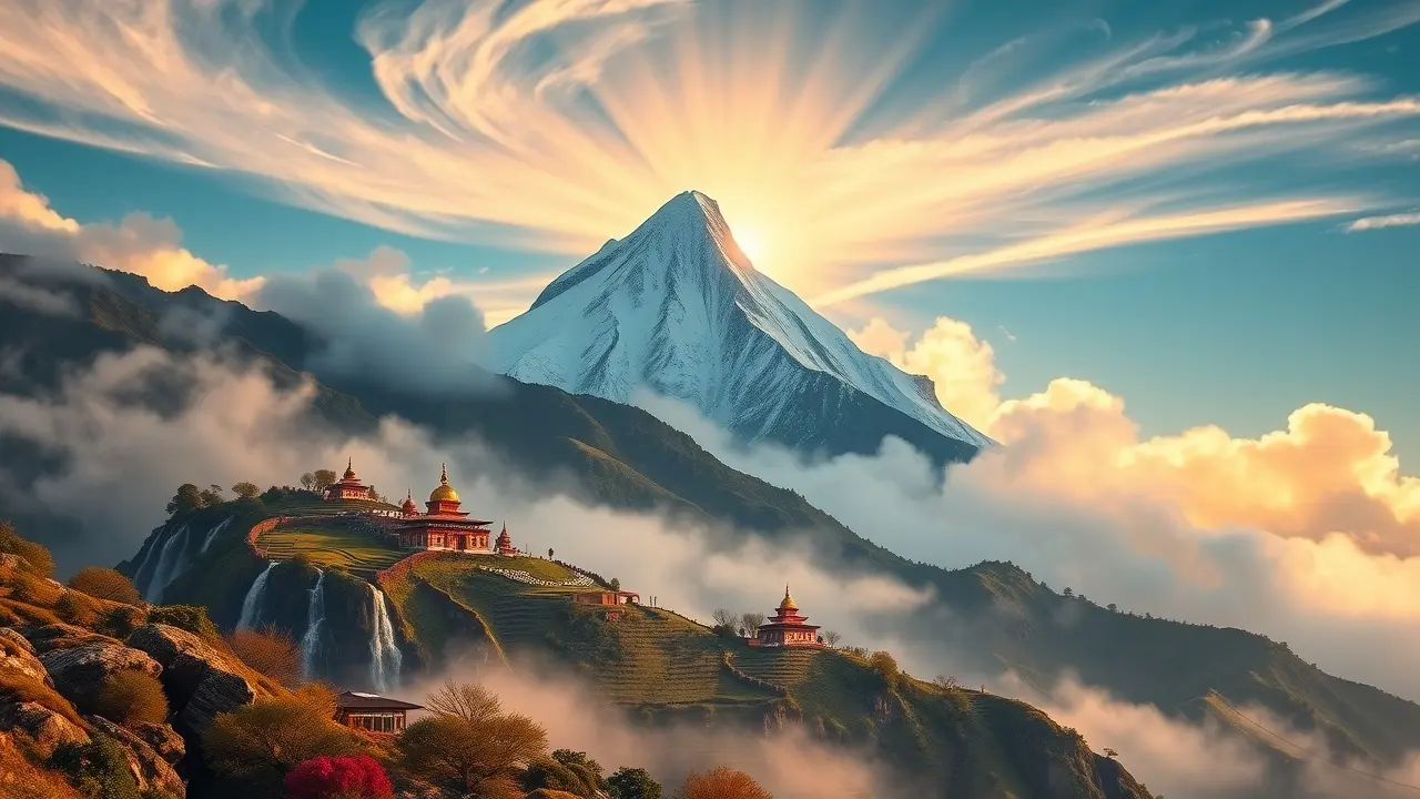 Monte Meru em sonho simboliza ascensão espiritual