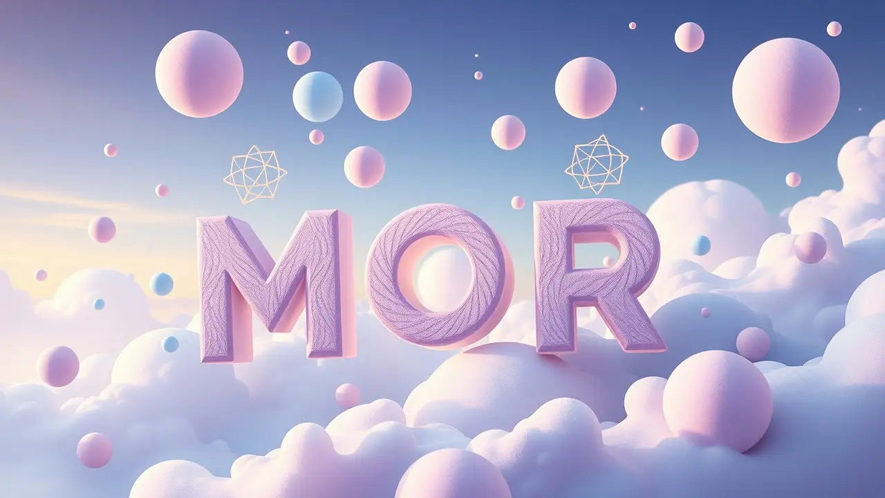 Sonho com a palavra MOR em cenário onírico