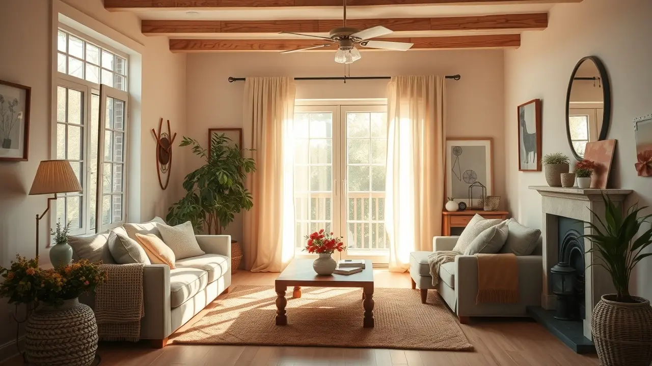 Sonhar com Moradia: Descubra os Significados e Interpretações Interior aconchegante de uma casa, transmitindo segurança