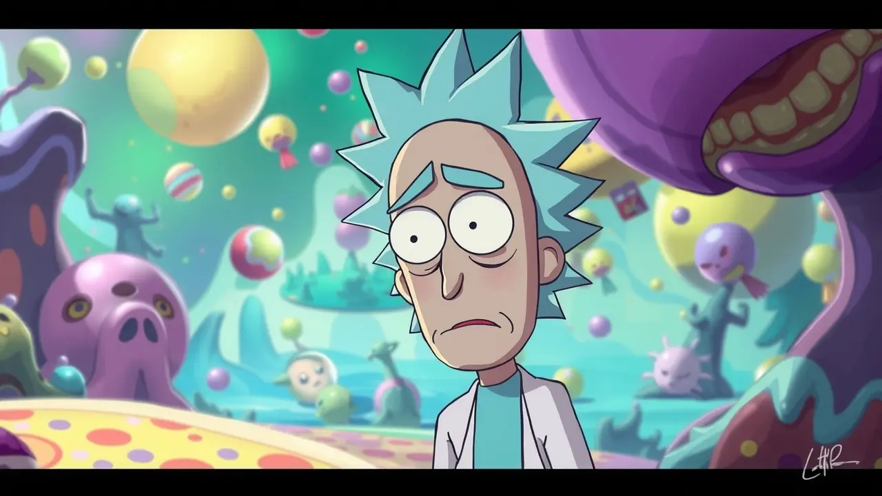 Sonhar com Morty Smith: Descubra o Significado por Trás do Sonho Morty Smith perdido em paisagem onírica