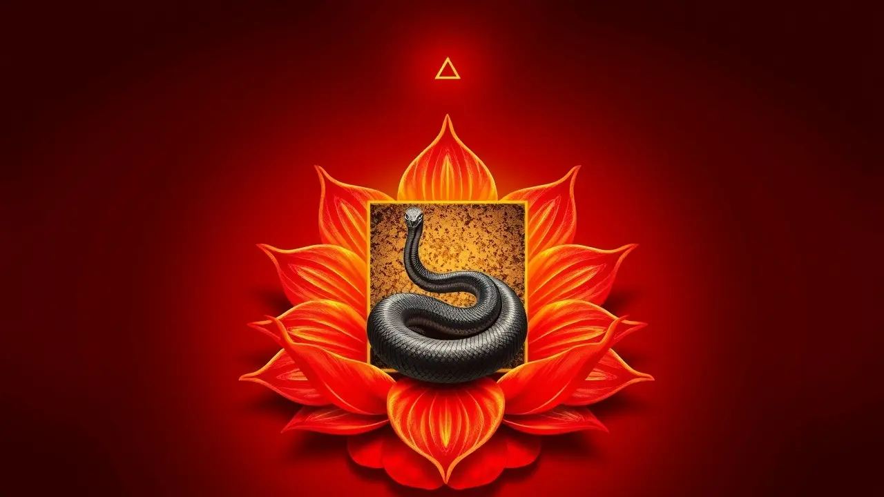 Sonhar com Muladhara: Desvendando os Significados Profundos Chakra Muladhara vibrante.