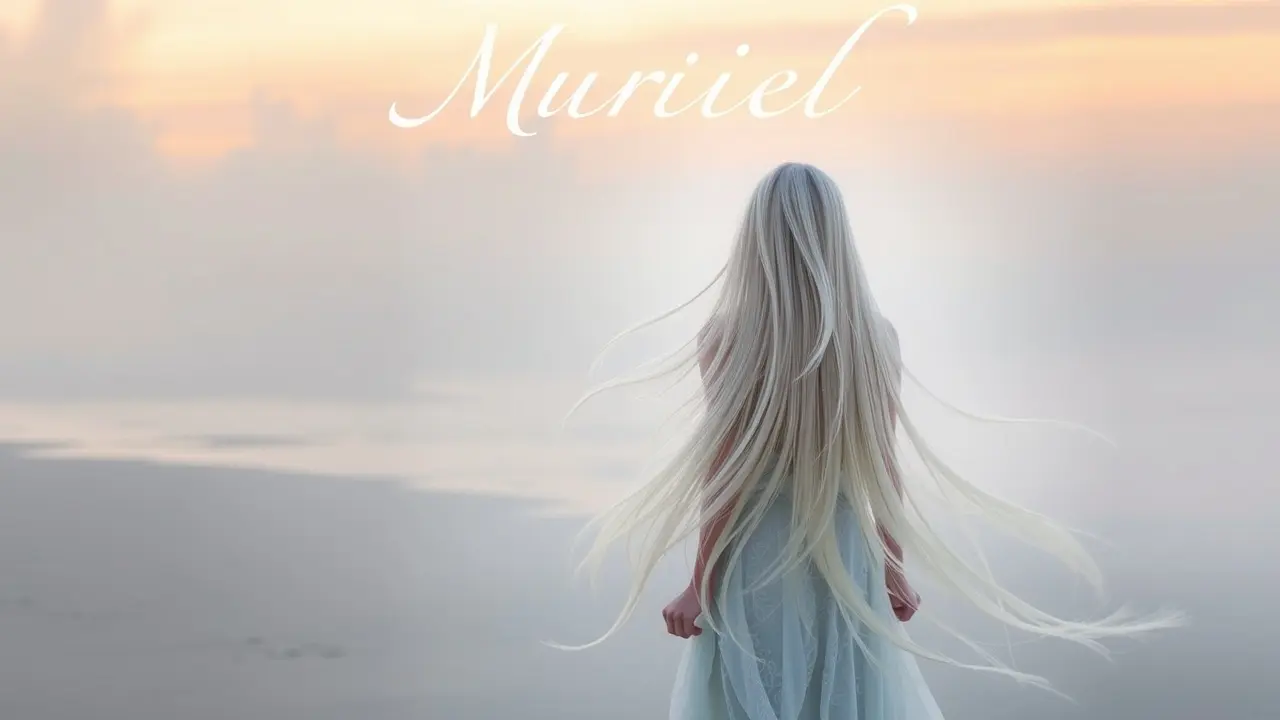 Sonhar com Muriel: Descubra o Significado e as Interpretações Mulher etérea com o nome Muriel brilhando