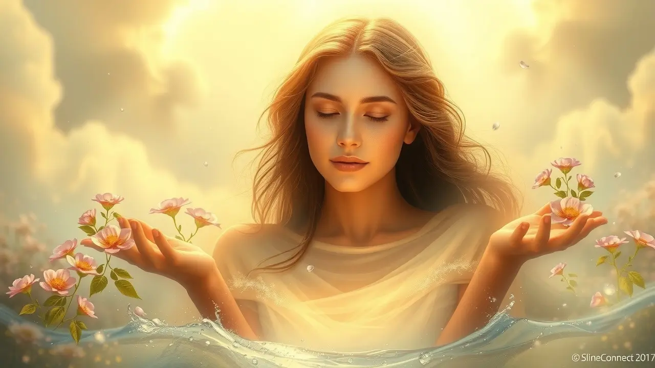 Sonhar com Mãe: Descubra os Significados e Interpretações Mulher envolta em luz dourada em sonho com a mãe