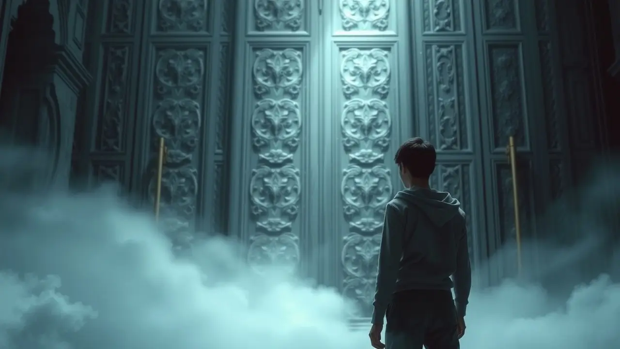 Sonhar com Negação: Descubra o Significado e as Implicações Ilustração de sonho com uma porta bloqueada simbolizando negação.