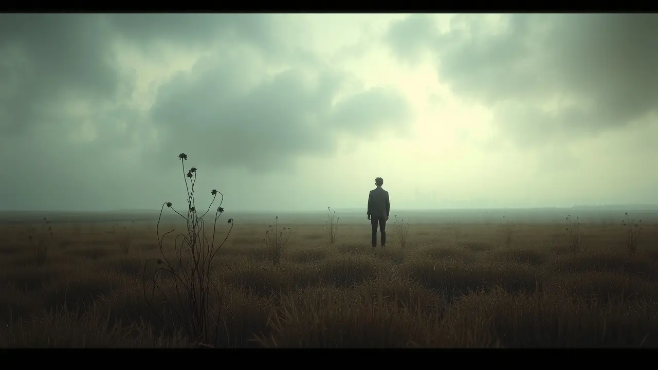 O que significa sonhar com negligência? Interpretações e reflexões Pessoa solitária em campo como representação de negligência