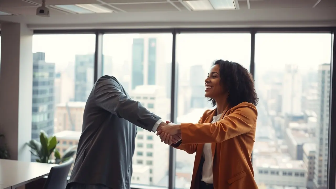 Sonhar com Negociação: Descubra os Significados Ocultos Aperto de mão após negociação bem-sucedida