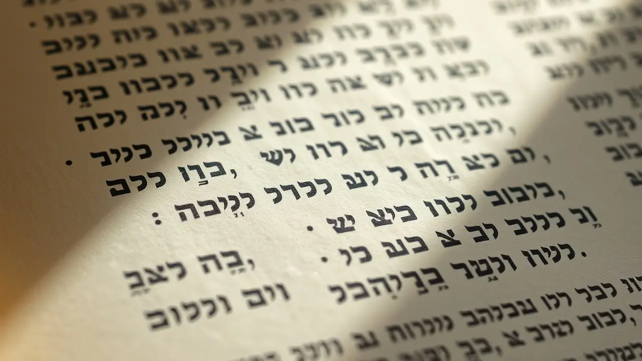Detalhes dos pontos vocálicos em Hebraico antigos.