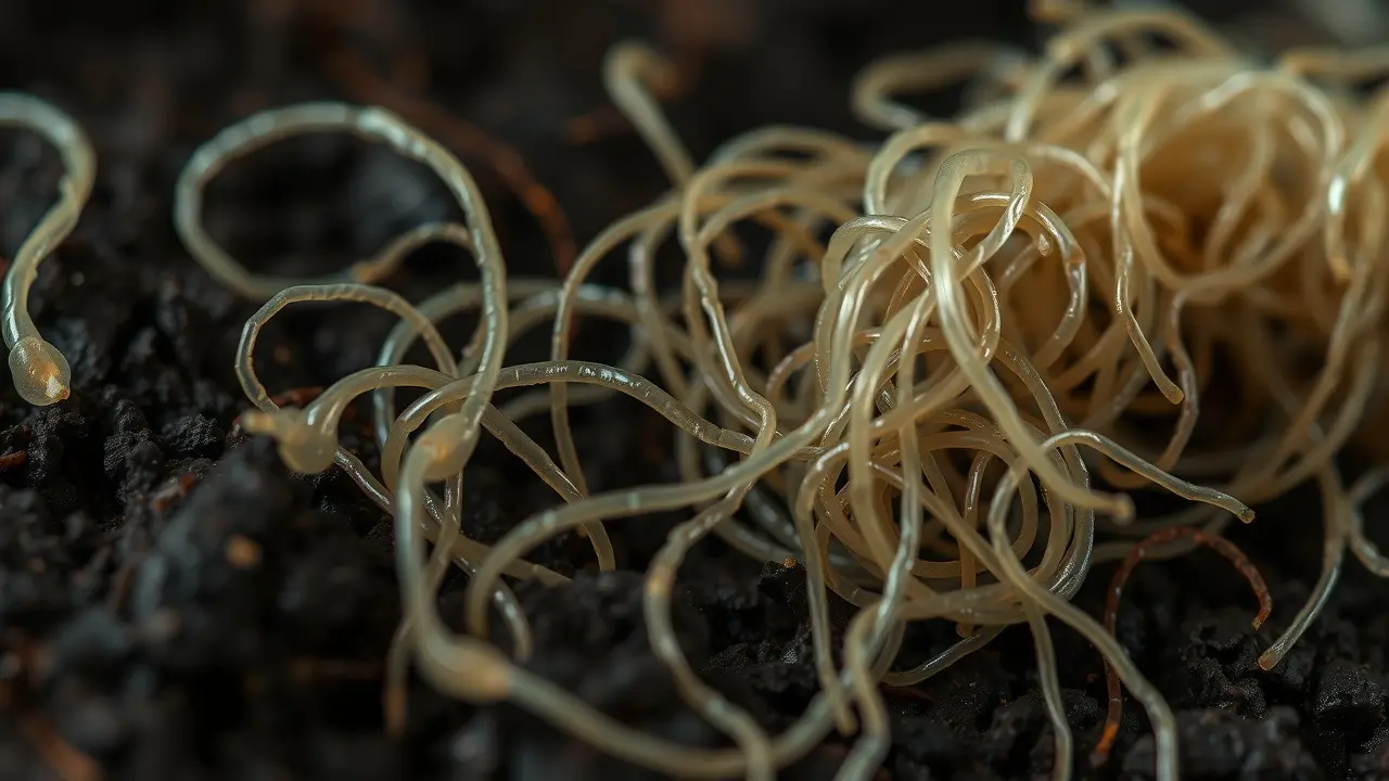 Significado de Sonhar com Nematódeo: Interpretações e Implicações Nematódeos em solo úmido