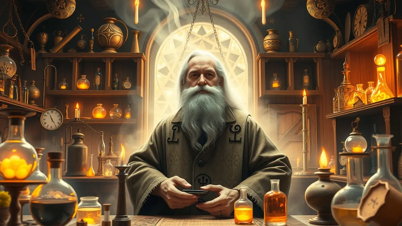 Sonhar com Nicolas Flamel: Desvende os Segredos da Alquimia Onírica Sonho com Nicolas Flamel simbolismo alquimia