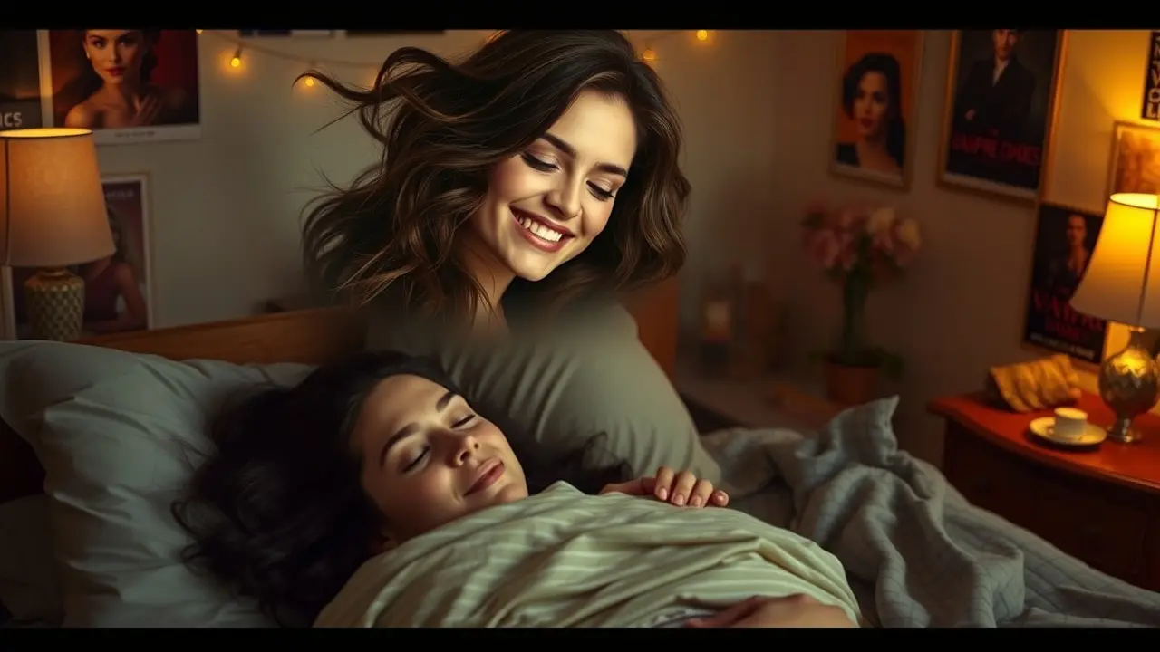 Significado de Sonhar com Nina Dobrev: Desvende os Segredos! Mulher sonhando com Nina Dobrev