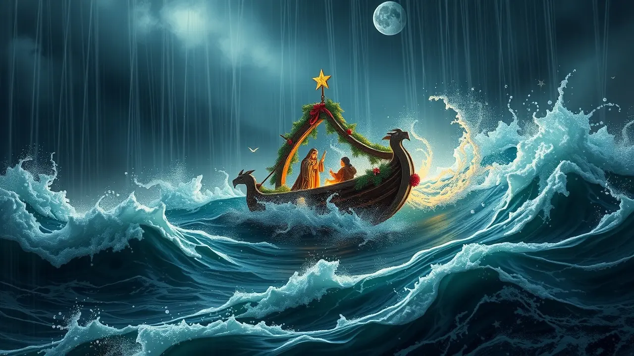 Sonhar com Noa: Descubra o Significado e as Mensagens Ocultas Sonho com a arca de Noé atravessando o dilúvio.