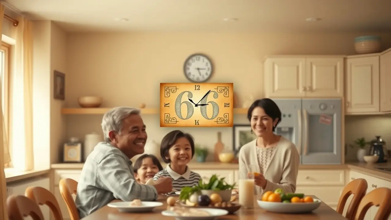 Significado de Sonhar com o Número 66: Desvende os Segredos Família harmoniosa com o número 66