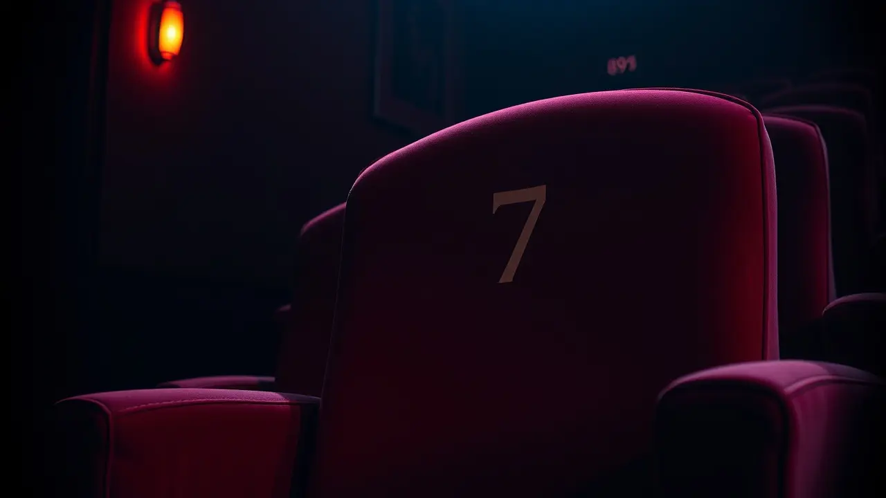 Significado de Sonhar com Número da Poltrona de Cinema: Decifre os Sinais! Poltrona de cinema número 7 em sonho.