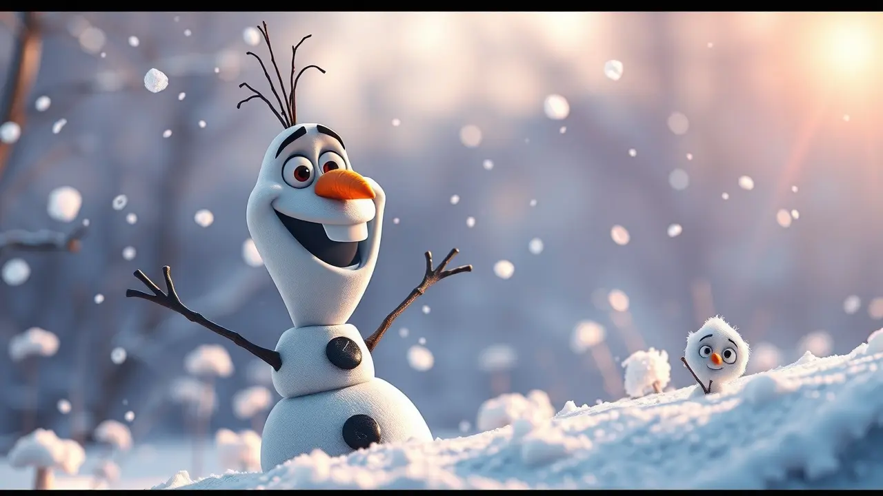 Sonhar com Olaf: alegria e otimismo