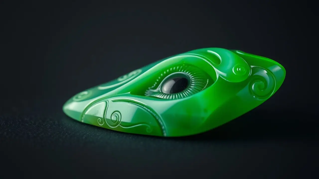 Olho de Jade Brilhante