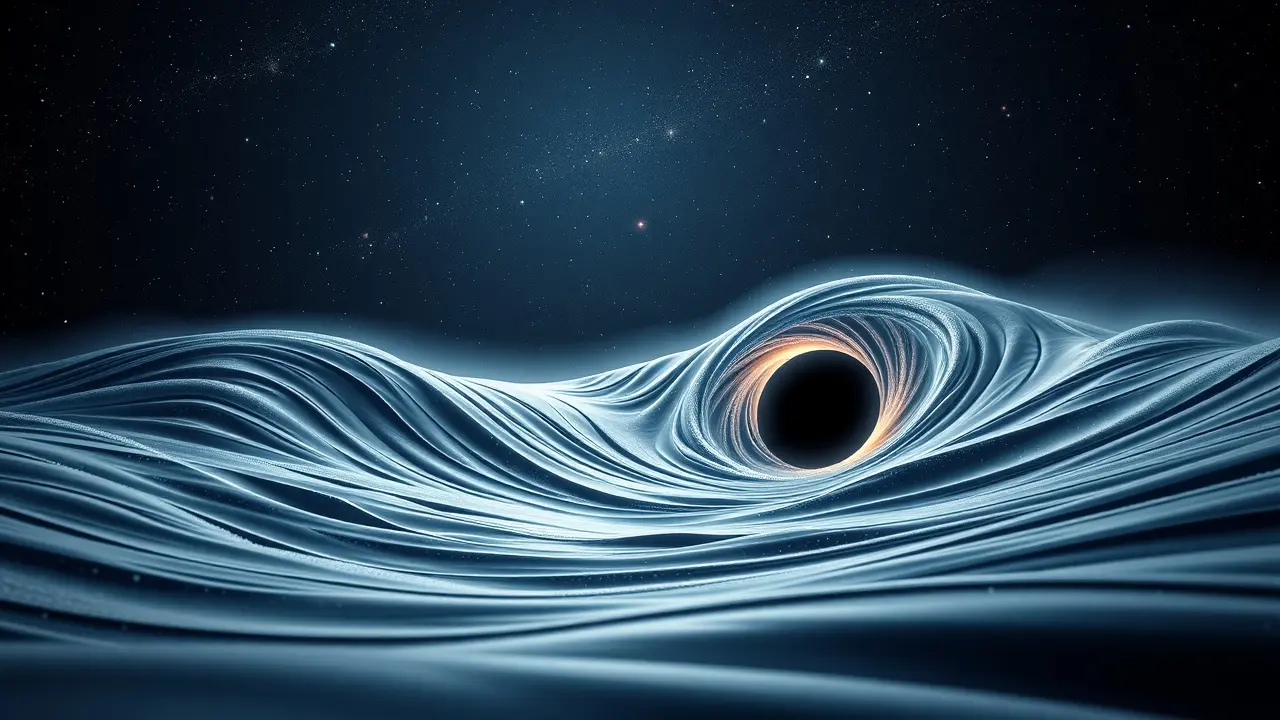 Sonhar com Ondas Gravitacionais: Desvendando o Significado Representação artística de ondas gravitacionais