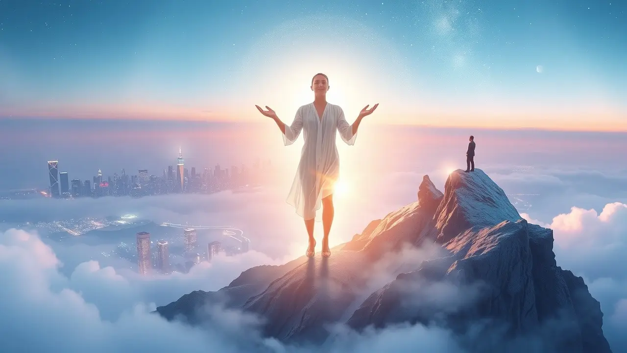 Sonhar com Onipresença: Desvende os Mistérios e Significados Profundos Figura etérea onipresente em diversos locais