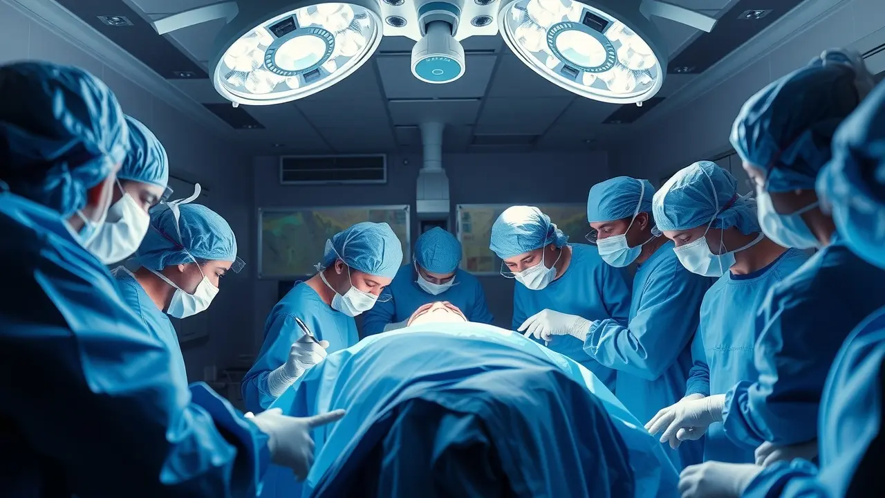 Sonhar com Operação: Descubra os Significados e Interpretações Sala de cirurgia com equipe médica.